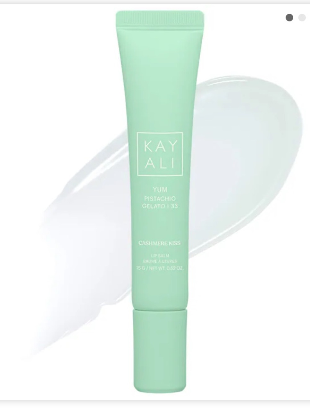 Yum Pistachio Gelato Lip Balm - Mint Green